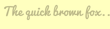 Image with Font Color BCB88A and Background Color FFFFBF